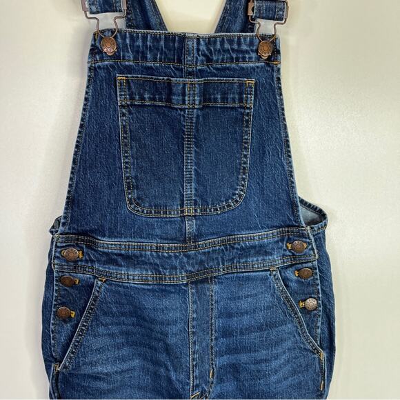 J. Crew Denim Overalls blue dark wash -XS - Picture 3 of 12
